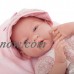 JC Toys La Newborn 15" All-Vinyl La Newborn Doll in pink multi-piece outfit with blanket. REAL GIRL!   568348008